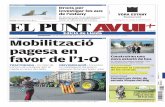 Edició de Lleida Mobilització pagesa en favor de l’1-O · PDF fileEls tractors van confluir a Lleida arribats des de Tàrrega, ... cat el projecte constructiu de la nova estació,