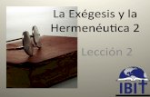 La Exégesis y la Hermenéu5ca 2 Lección 2 - ibitibi.orgibitibi.org/wp-content/uploads/2017/01/Exherm-2_2-Intro.pdf · La colección de las epístolas paulinas en un solo corpus