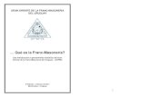 Qué es la Franc-Masonería? - gofmu.· GRAN ORIENTE DE LA FRANC-MASONERIA DEL URUGUAY  Qué es la Franc-Masonería? Una Introducción al pensamiento masónico