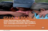 Guatemala. Los familiares de las personas desaparecidas ... · PDF filemento de Guatemala. Se utilizó un cuestionario estructurado (datos ... nitario y del derecho de los derechos