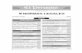 Cuadernillo de Normas Legales - · PDF filey franja ribereña otorgada a Pure Biofuels del Perú S.A.C. ... INSTITUTO NACIONAL DE DEFENSA DE ... Memoria Descriptiva de la Zona Reservada