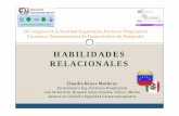 Habilidades Relacionales EIBA 2013 - sefh.es · PDF fileadquiere o perfecciona en virtud del aprendizaje y laadquiere o perfecciona, en virtud del aprendizaje y la práctica. ... H