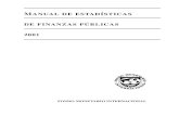 Manual de estadísticas de finanzas públicas 2001 ... · PDF fileManual de balanza de pagos ,el Manual de estadísticas monetarias y financieras y el Manual de cuentas nacio-nales