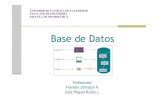 Base de Datos - zeus.inf.ucv.clzeus.inf.ucv.cl/~jrubio/docs/2009-01/INF 340/Capitulo I.pdf · Físico: insumos, materiales, personal Conceptuales: datos, información El dato deber