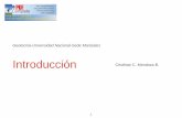 Geotecnia-Universidad Nacional-Sede Manizales · PDF filePresentación Cristhian C. Mendoza B. Formación Post-Doc., Uniandes Doctor en Geotecnia, Universidad de Brasilia. Maestría