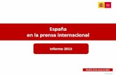 España en la prensa internacional - dades. · PDF fileObjetivo y metodología 2 Analizar la presencia de España en la prensa internacional a través de variables cuantitativas y