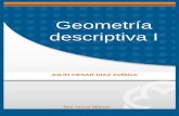 Geometría Descriptiva I - aliat.org.mx · PDF fileUNIDAD 3 PROYECCIONES 35 Mapa Conceptual 36 Introducción 37 3.1 El punto y la recta en el espacio 38 Actividades de Aprendizaje