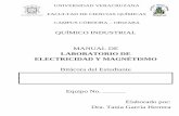 QUÍMICO INDUSTRIAL MANUAL DE - Universidad · PDF fileuniversidad veracruzana facultad de ciencias quÍmicas campus cÓrdoba – orizaba quÍmico industrial manual de laboratorio