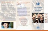 LA COMISIÓN DE DERECHOS HUMANOS - ohchr. · PDF file¿Cómo se puede contribuir a la labor de la Comisión? La defensa de los derechos humanos no incumbe exclusivamente a las Naciones