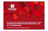 EQUIPOS DE PROTECCIÓN INDIVIDUAL EN EL · PDF file 2 | Universidad de La Rioja | 18/05/2015 Riesgo laboral La posibilidad de que un trabajador sufra un determinado daño derivado