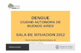 CIUDAD AUTONOMA DE BUENOS AIRES · PDF filede dengue o fiebre amarilla (ausencia de circulación viral regional confirmada) Presencia del vector con existencia de casos confirmados