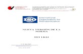 NUEVA VERSIÒN DE LA NORMA ISO 14644 - ccv.com.ve ISO 14644 partes 1 y 2 revisada… · clasificación ISO 5 se debe utilizar el descriptor M del anexo C en conjunción con al menos