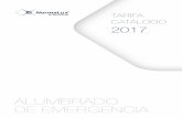 ALUMBRADO TARIFA CATÁLOGO 2016 DE · PDF fileApostamos por la tecnología LED como fuente lumínica. 1. Seguridad. Entendemos el alumbrado de emergencia como un dispositivo de seguridad