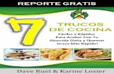 REPORTE GRATIS - Revisión de las recetas de Cocina ...cocinametabolicablog.com/wp-content/uploads/2013/07/7TrucosDe... · 7 Trucos de Cocina Fáciles y Rápidos Para Acabar Con Tu