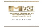 Instituto Mexicano de Normalización y Certificación Ametrologyss.com/web/wp-content/uploads/2014/01/... · NMX-J-SAA-50001-ANCE-IMNC-2011 Sistema de gestión de la energía - Requi-sitos