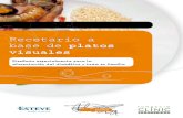 Recetario a base de platos visuales - diabetesalacarta.orgdiabetesalacarta.org/wp-content/themes/Diabetesalacarta/uploads/... · ... la carne, el pescado ... de cocción pueden aumentar