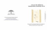 CICLO DE MÚSICA - Centro de Documentación Musical de ... · PDF fileNatural de Fusignano, Corelli fue uno de los autores más célebres de su época, y sus obras estuvieron entre
