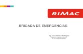 BRIGADA DE EMERGENCIAS - …bitportal.blob.core.windows.net/rimacdatabase/Media/programa/... · • Coordinar con el cuerpo de bomberos, defensa civil, PNP, SAMU y brigadas de apoyo
