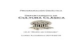 Departamento de Cultura Clásica - IES María de Córdobaiesmariadecordoba.centros.educa.jcyl.es/sitio/... · actitudes de respeto por la cultura propia y por la de los demás. k)