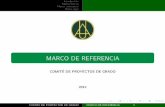 MARCO DE REFERENCIA - …trabajodegradouamerica.wikispaces.com/file/view/MarcoReferencia.pdf · Ubica el proyecto dentro de un marco general de la ciencia y la t ecnica Para trabajos