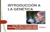 INTRODUCCIÓN A LA GENÉTICA - uvsfajardo.sld.cuuvsfajardo.sld.cu/...introduccion_a_la_genetica_molecular._parte_i.pdf · OBJETIVOS: 1. Definir categorías propias de la Genética