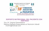 SOPORTE NUTRICIONAL DEL PACIENTE CON DISFAGIA 29-9/dra... · Manifestaciones clínicas de disfagia en pacientes con patología neurológica de base • Disfunción de la fase pre-oral