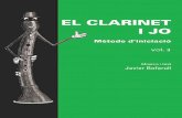PRÒLEGPRÒLEG - · PDF fileEl clarinet i jo Vol.3 (Javier Bofarull) 1 PRÒLEGPRÒLEG Aquest és el tercer volum del mètode de clarinet “El Clarinet i jo”. Com podeu veure, he