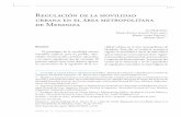Regulación de la movilidad urbana en el área metropolitana ... · PDF fileárea metropolitana de Mendoza. opera , 19, pp. 161-181. ... metodología propuesta por un informe de la