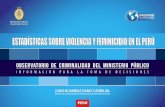 Datos de contexto: Perú Incidencia delictiva y · PDF filedelitos denunciados Sesgo en la ... Tasas comparativas de denuncias de violaciones de la libertad sexual en América ...