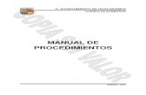 MANUAL DE PROCEDIMIENTOS DE BOMBEROSbomberoshuatabampo.com/documentos/MANUAL DE PROCEDIMIENT… · diagramas de flujo de las mismas. ... ayuda y acciona la alarma del servicio. Bitácora