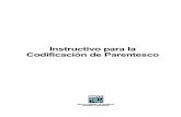 Instructivo para la Codificación de Parentesco - inegi.gob.mx · PDF file• Elaborar un reporte de codificación de acuerdo con las instrucciones proporcionadas ... con las descripciones