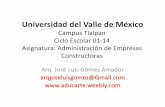 Universidad del Valle de México - Arquitectura y Educaciónaducarte.weebly.com/uploads/5/1/2/7/5127290/introduccin.pdf · específicos de arquitectura. ÍNDICE DE UNIDADES 1. ...