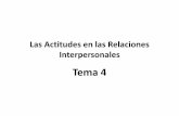 Tema 4 Las Actitudes en las Relaciones Interpersonalesantropologiaus1415.weebly.com/uploads/2/7/9/3/27939563/4.-_las... · Las Actitudes en las Relaciones Interpersonales Tema 4.