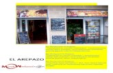 BAR RESTAURANTE EL AREPAZO - Mundoweekend · PDF filevariedad de bebidas colombianas, Manzana, Uva, y zumos colombianos (Hit) ... Tamales, típic Calentao Colombiano, les seves empanades