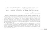 Los movimientos antirreformistas en Suramérica: 1777 · PDF fileManuel Lucena Salmoral El plan reformista de Gálvez, esbozado sobre directrices coloniales francesas, provocaría