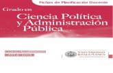 Fichas de Planificación Docente - usal.es tica_Administracion... · PDF fileGrado en Ciencia Política y Administración Pública Guía Académica 2014-2015 1 ... Rafael del Aguila.