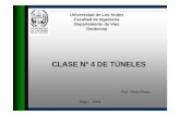 Túneles drenaje Clase 4 - · PDF fileDrenaje en túneles: Superficie seráuniforme para cuando se aplica el concreto lanzado, reduciendo los costos de instalación y proporcionando
