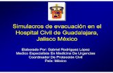 Simulacros de evacuaci.n en Hospital Civil · PDF fileOrganización del simulacro: ... procesos de respuesta ante siniestros e incendios, en todos los servicios y departamentos del