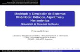 Modelado y Simulaci n de Sistemas Din micos: M todos ...kofman/files/eci_MyS_5.pdf · Modelado y Simulación de Sistemas Dinámicos Simulación de Sistemas Continuos. Algoritmos Clásicos