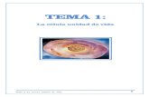 TEMA 1 (4 del libro): La célula - Complementos para la ... · PDF fileTema 1: La célula unidad de vida 4 -Rudolf Virchow: enunció el segundo postulado de la teoría celular. Aunque
