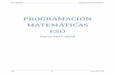 Programación ESO Matemáticas16 - · PDF fileCon respecto a la programación ... Matemáticas Aplicadas 3ºESO AB 2 ... Valorar críticamente los hábitos sociales relacionados con