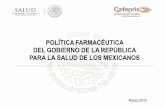 Presentación de PowerPoint - gob.mx · PDF fileEstrategia de Liberación de Genéricos para el Ahorro de las Familias Mexicanas. 2. ... con información de INEGI (2011) y CANIFARMA