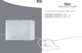 Instrucciones de uso - Saunier Duval España · PDF file- 2 - 0020141924_00 - 03/12 - saunier duval. instrucciones de uso. es. 3. instrucciones de instalaciÓn y empleo de las calderas