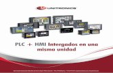 PLC - Vector de Ingeniería en Instrumentación, Control ... · PDF filePLC + HMI = OPLCTM Las ventajas del Control completo: Menores necesidades de programación – un único entorno
