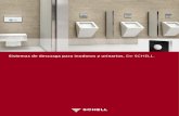 Sistemas de descarga para inodoros y urinarios. De . · PDF fileMáxima higiene y ahorro de agua, un diseño atractivo, elevada frecuencia de uso o un volumen de inversión escaso