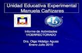 Unidad Educativa Experimental Manuela Cañizaresueemanuelac.edu.ec/ec/images/stories/informes/vicerrectorado.pdf · Planificación, seguimiento y evaluación PCI ... acuerdo a formato