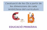 L’avaluació de les dimensions dels àmbits del currículum a ...serveiseducatius.xtec.cat/vallesoccidental6/wp-content/uploads... · 2.1 En el projecte educatiu de centre o en