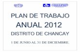 PRESENTACION - · PDF filePRESENTACION El Plan Anual de la Oficina de OMAPED del Distrito de Chancay, responde a lineamientos de política de Acción para las oficinas Municipales
