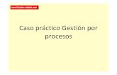 Caso práctico Gestión por procesos - gestion-calidad.comgestion-calidad.com/.../2016/09/caso-practico-gestion-procesos.pdf · Caso práctico Gestión por procesos . 2 Mapa de procesos