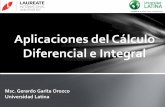 Aplicaciones del Cálculo Diferencial e Integral · PDF fileAplicaciones del Cálculo Diferencial e Integral Aplicaciones de las derivadas en la construcción de gráficos Criterio